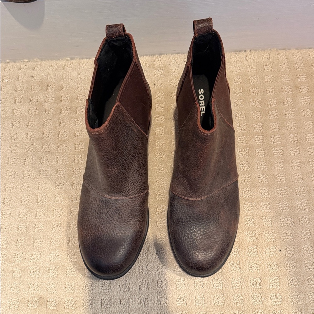 Sorel Dark Brown Leather Boots
